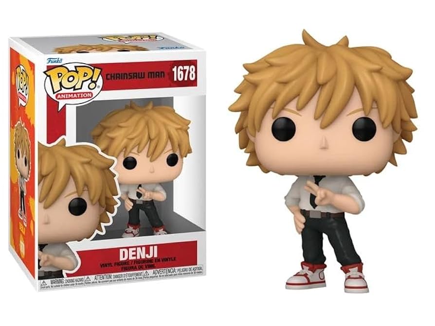 Amazon.com: Funko Denji + Pop Protector: Chainsaw Man Pop